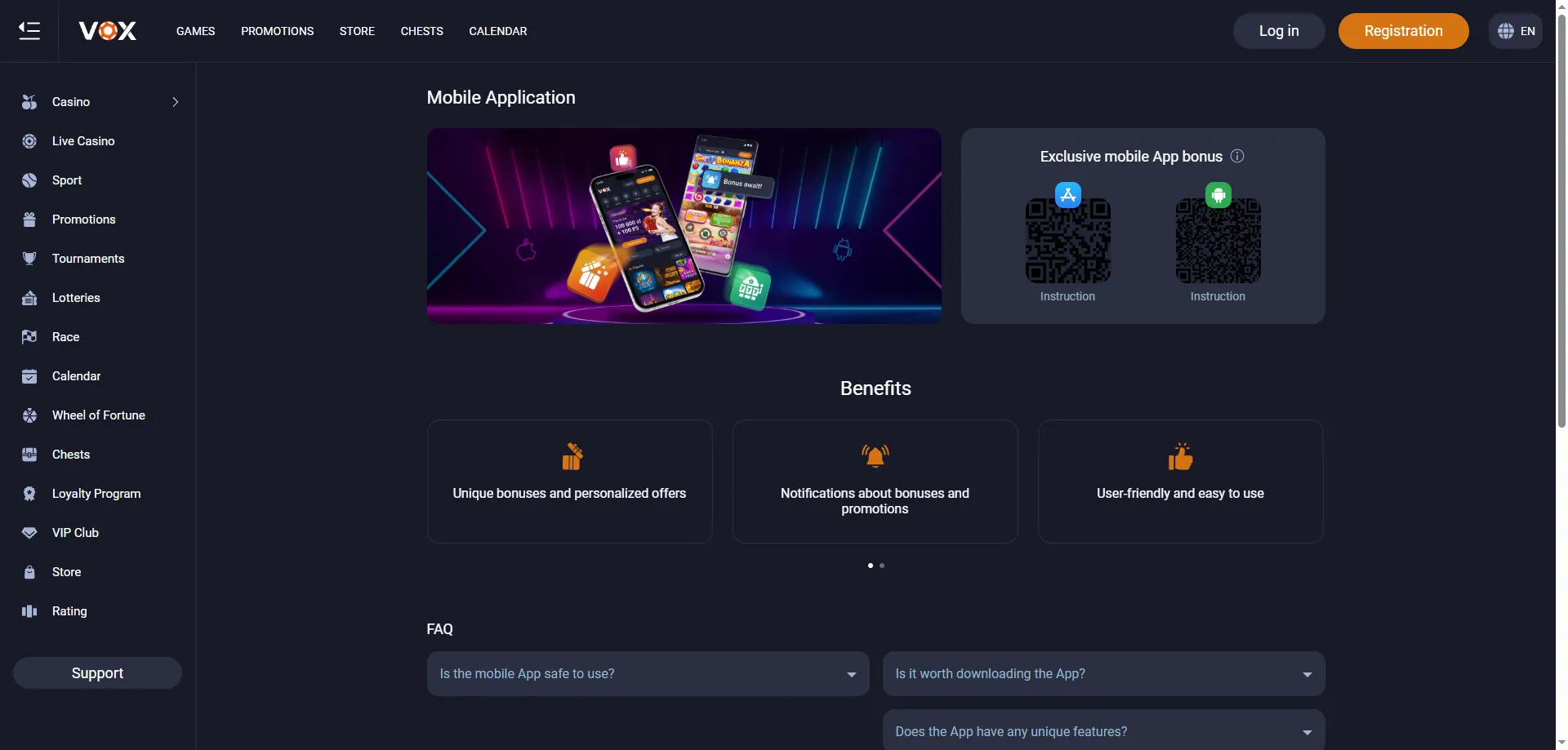 Vox Casino mobiln&aacute; podpora &ndash; kontakt a pomoc hr&aacute;čom